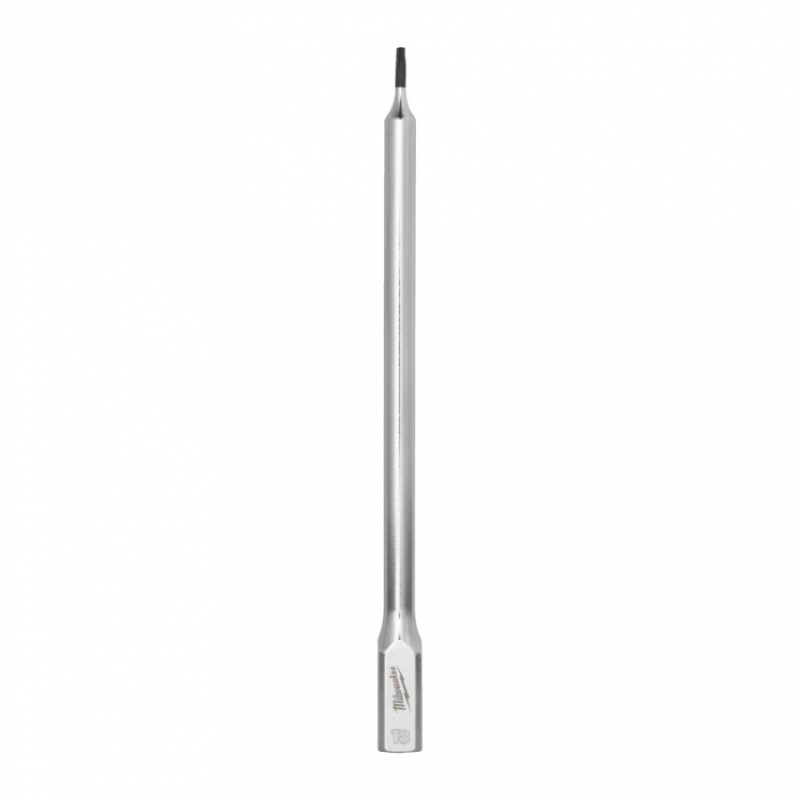 Головка торцева хромована 1/4'' MILWAUKEE подовжена з бітою Torx, T8-4932500437