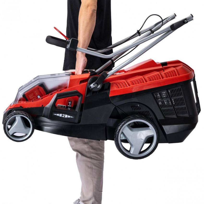 Газонокосарка акумуляторна Einhell GE-CM 36/36 Li 2x4.0Ah (3413230)-