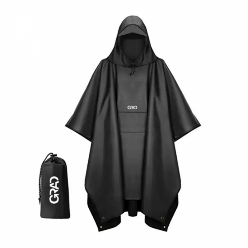 Плащ-пончо від дощу Invisible чорний GRAD (9461955)-9461955