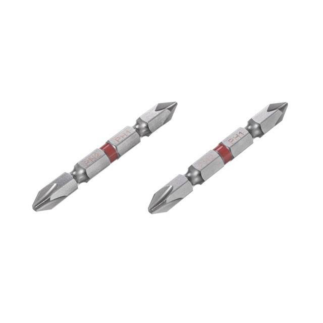 Комплект отверточних насадок PH2/PH1 1/4" * 60 мм, S2, уп. 2 од., STORM INTERTOOL VT-0230-VT-0230