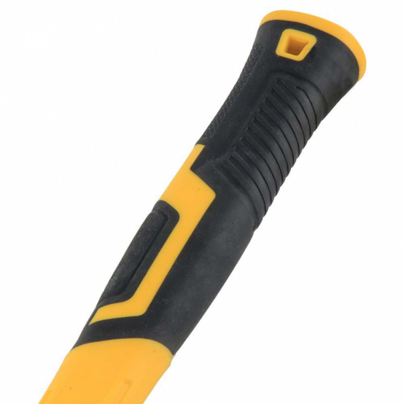 Киянка гумова чорно-біла 450г фібергласова рукоятка SIGMA (4317241)-4317241