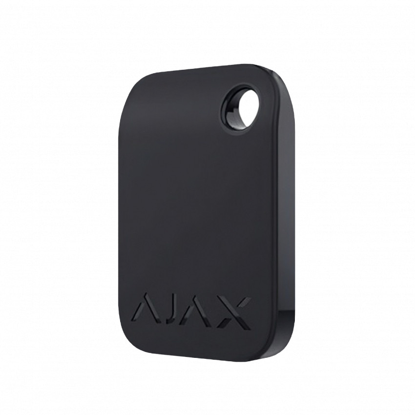 Захищений безконтактний брелок для клавіатури AJAX Tag - 10 шт. (black)-