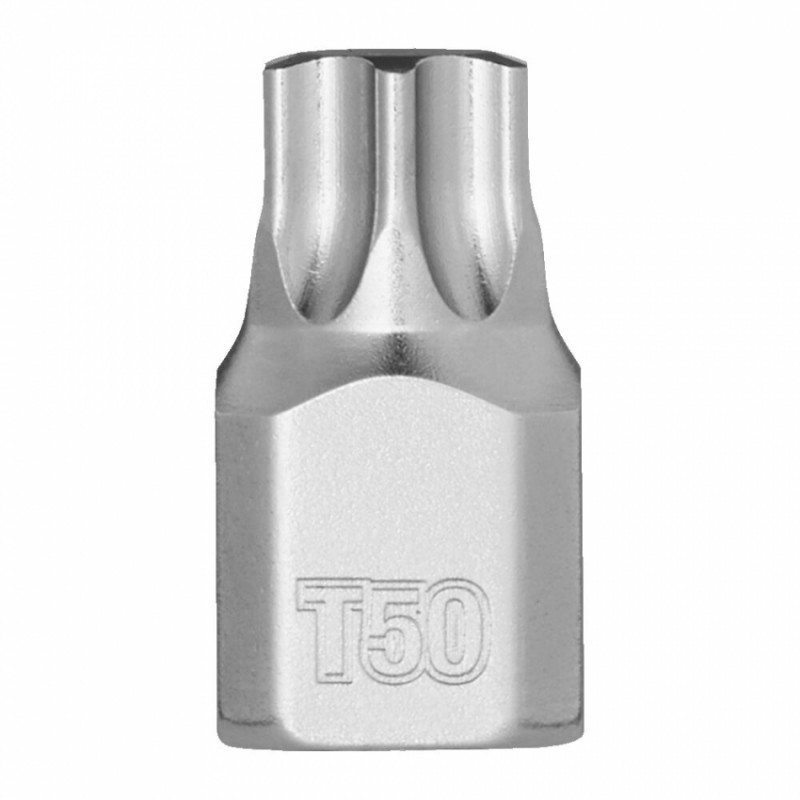 Головка торцева хромована 1/4'' MILWAUKEE укорочена з бітою Torx, T50-4932500472