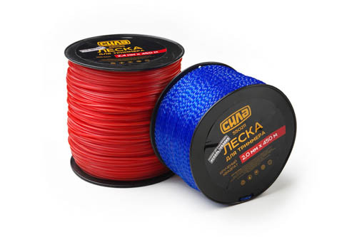 Лiска для тримера 2,4мм коло 450м СИЛА-550125