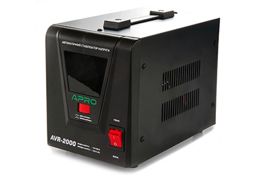 Стабілізатор напруги релейний AVR-2000, 1600Вт APRO-852020