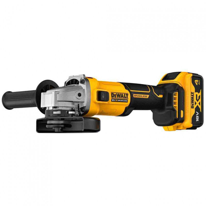 Шліфмашина кутова - болгарка акумуляторна безщіткова DeWALT DCG407M1T-DCG407M1T