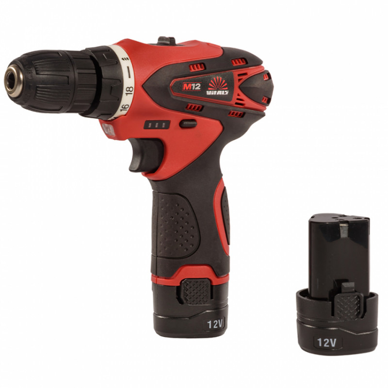 Дриль-шуруповерт акумуляторний Vitals AU 1221c Kit+-235336