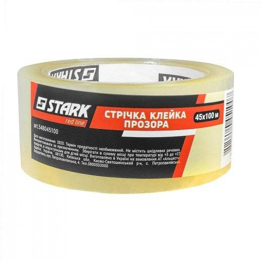 Скотч прозорий Stark 45х100м-548045100
