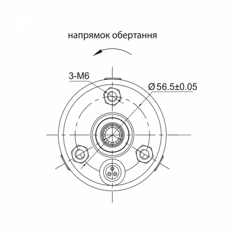 Насос відцентровий 1.1 кВт H 143(107)м Q 45(30)л/хв Ø80мм 60м кабелю mid DONGYIN (778405)-778405