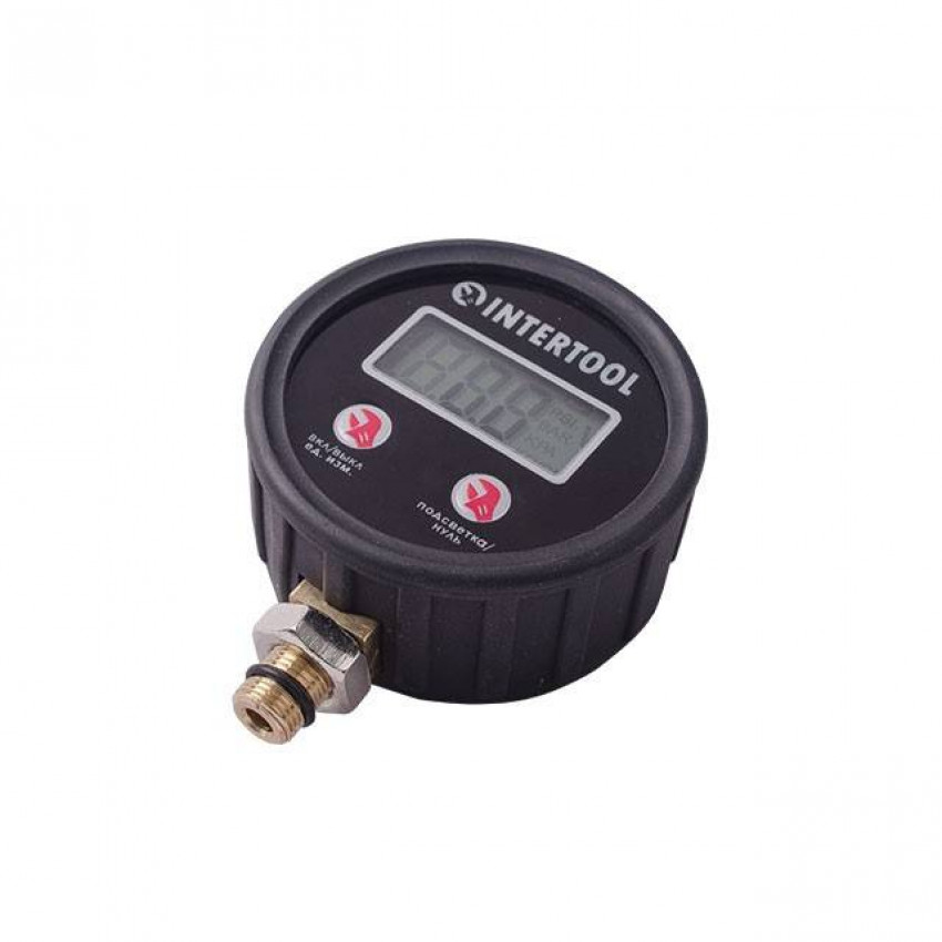 Цифровий манометр, 10 Атм INTERTOOL PT-0501-PT-0501