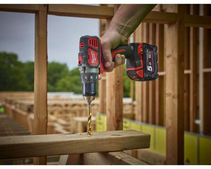 Свердло по металу RedHEX HSS-G TiN MILWAUKEE, Ø5,0мм-48894712