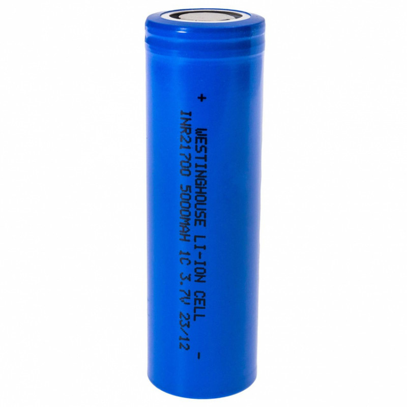 Акумулятор літій-іонний Westinghouse Li-ion INR21700, 3.7V, 5000mAh, 1С, 1шт-INR21700-5000