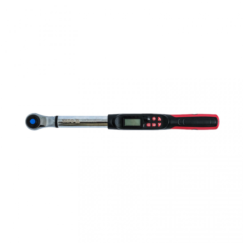 Ключ динамометричний з цифровим дисплеєм YATO квадрат 1/2", F= 6,8- 135 Нм-YT-07900