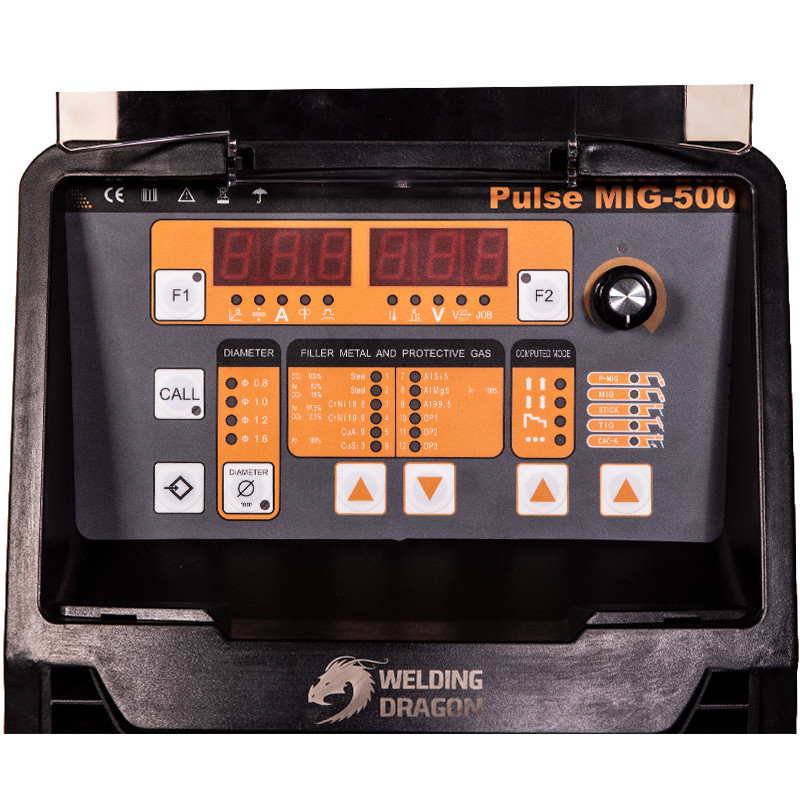 Професійний інвертор зварювальний Welding Dragon MIG-500H Double Pulse PRO / Напівавтомат зварювальний-MIG.50WDP-1