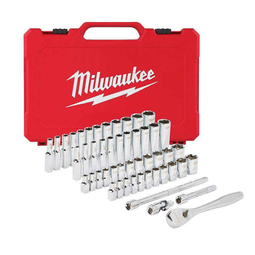 Набір головок 1/4" з храповиком MILWAUKEE, (28шт)-4932464943