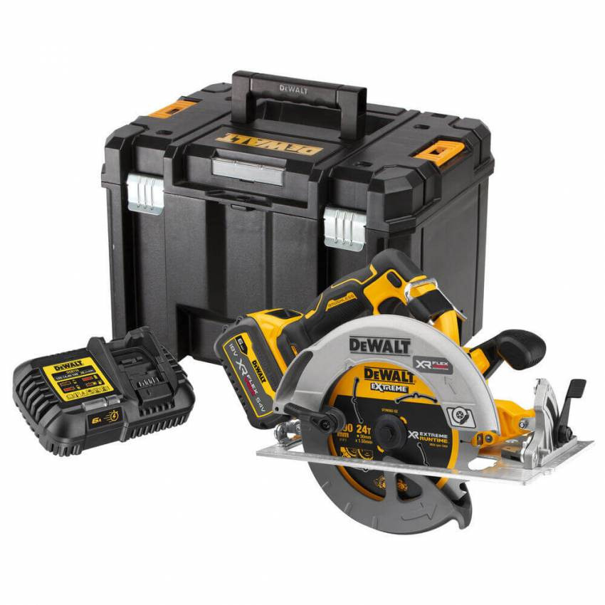 Пила дискова акумуляторна безщіткова DeWALT DCS573T1-DCS573T1
