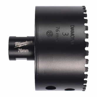 Коронка алмазна Diamond Max MILWAUKEE M14, діаметр 76мм (сухе свердління)-[articul]