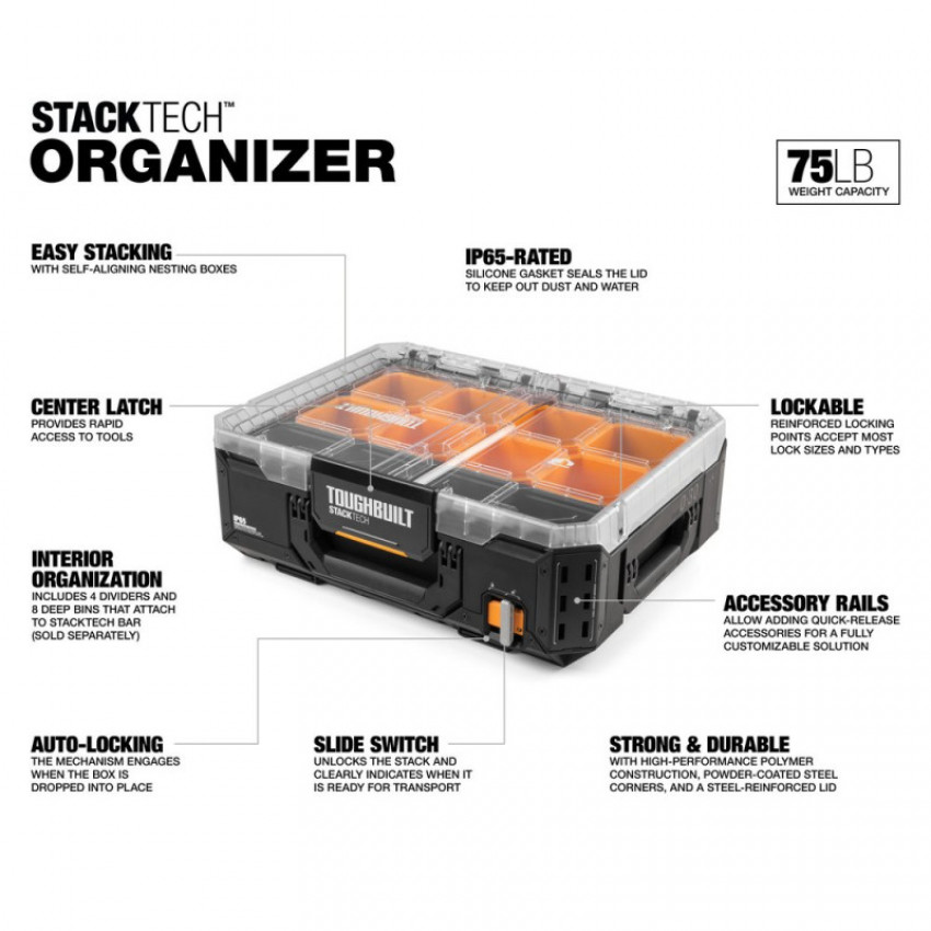 Ящик органайзер великий TOUGHBUILT TB-B1-O-30-TB-B1-O-30