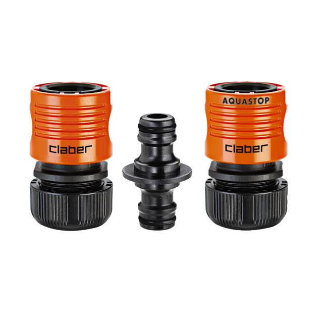 Набір (2 конектора 1/2" аквастоп, адаптер конектора двухстороній)-88180000