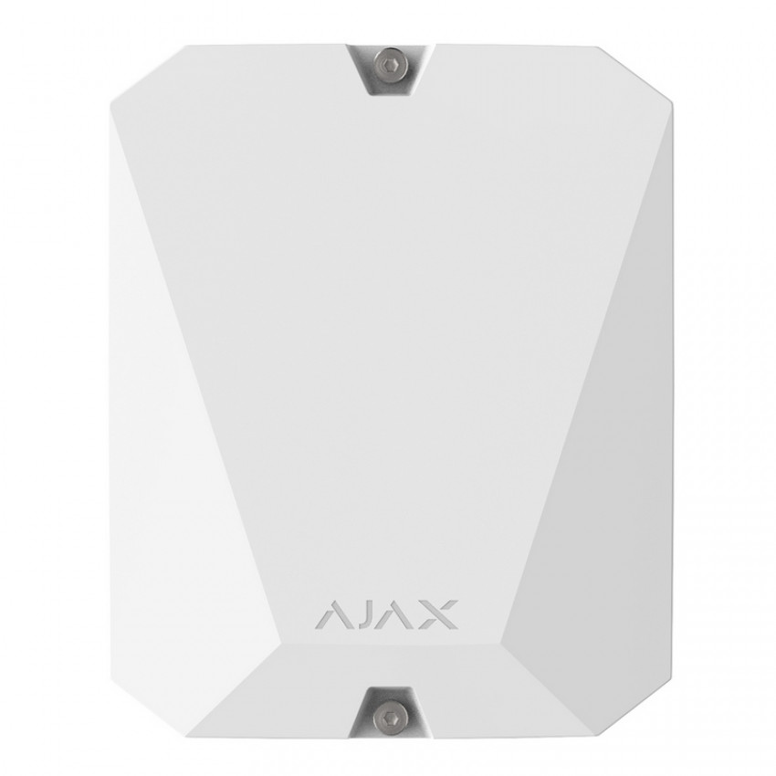 Модуль для підключення дротової сигналізації AJAX MultiTransmitter (white)-