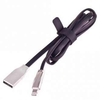 Кабель VOIN VC-005BK USB-Lightning 1m black с индикатором-[articul]