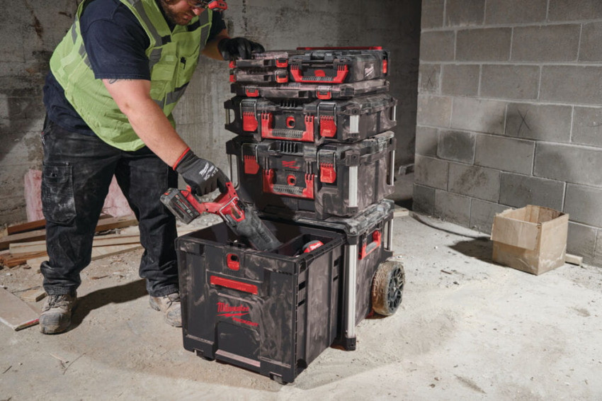 Кейс з бічною дверцею PACKOUT MILWAUKEE  на колесах-4932498651
