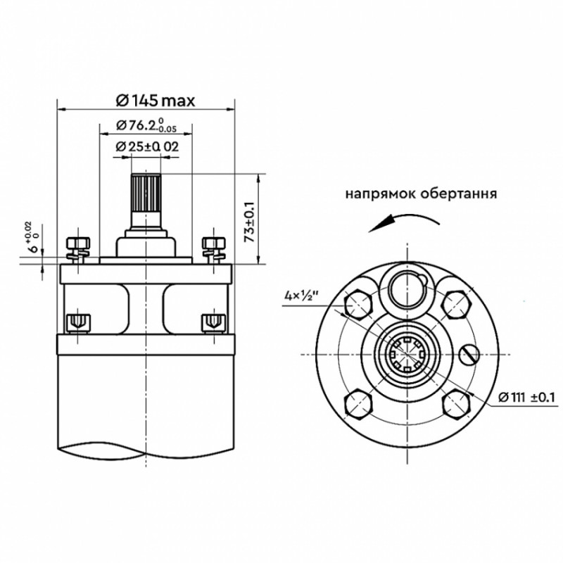 Насос відцентровий 30кВт DONGYIN 6SP17-51-6SP17-51