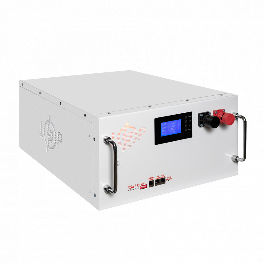 Акумулятор LP LiFePO4 51,2V - 230 Ah (11776Wh) (BMS SP 200A/100A) RM RS485/CAN LCD WH-