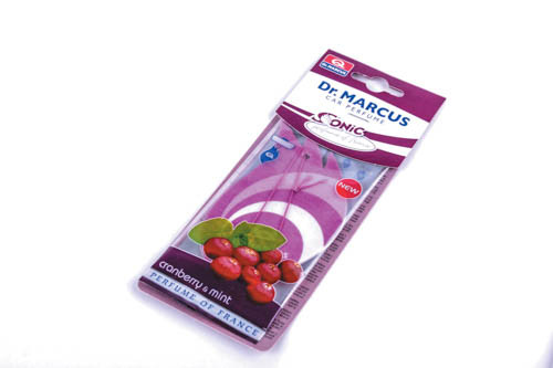 Ароматизатор SONIC смородина з м'ятою (Cranberry & Mint) (картонна підвіска)-029695