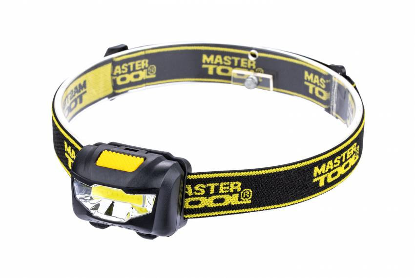 Ліхтар налобний MASTERTOOL 3 режими 59х41х32 мм COB LED 3xAAA ABS 94-0811-94-0811