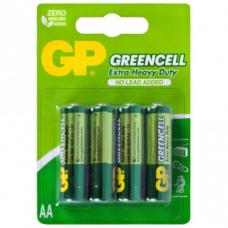 Батарейка GP GREENCELL 1.5V сольова 15G-2UE4, R6, АА-[articul]