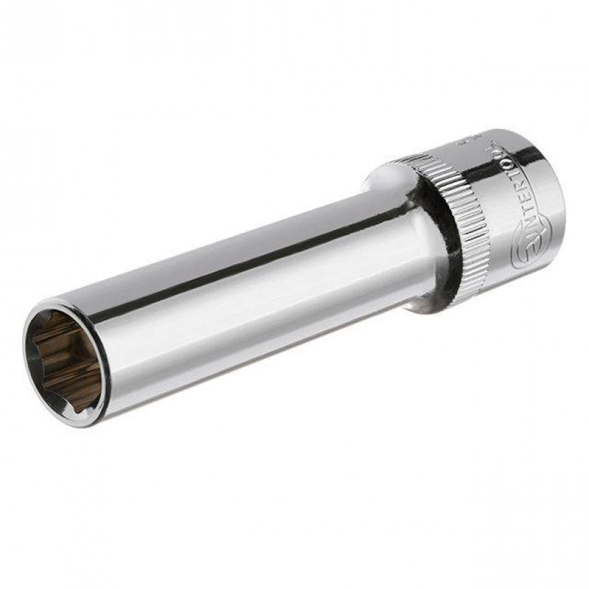 Головка шестигранна подовжена 1/4", 11×50 мм, Cr-V, STORM INTERTOOL ET-0461-ET-0461
