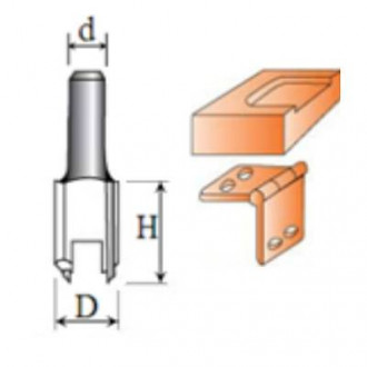 Фреза Пазова пряма №1002 (D14, h19) 08-002-141