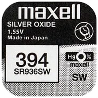 Срібно-оксидна батарейка Maxell "таблетка" SR936SW 1шт/уп-[articul]