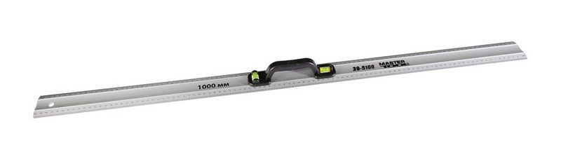 Лінійка будівельна MASTERTOOL 100 см AL з ручкою 2 капсули 39-5100-39-5100