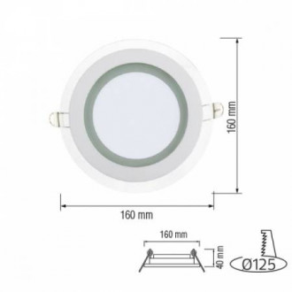 Світлодіодний світильник CLARA-12 12W 4200К