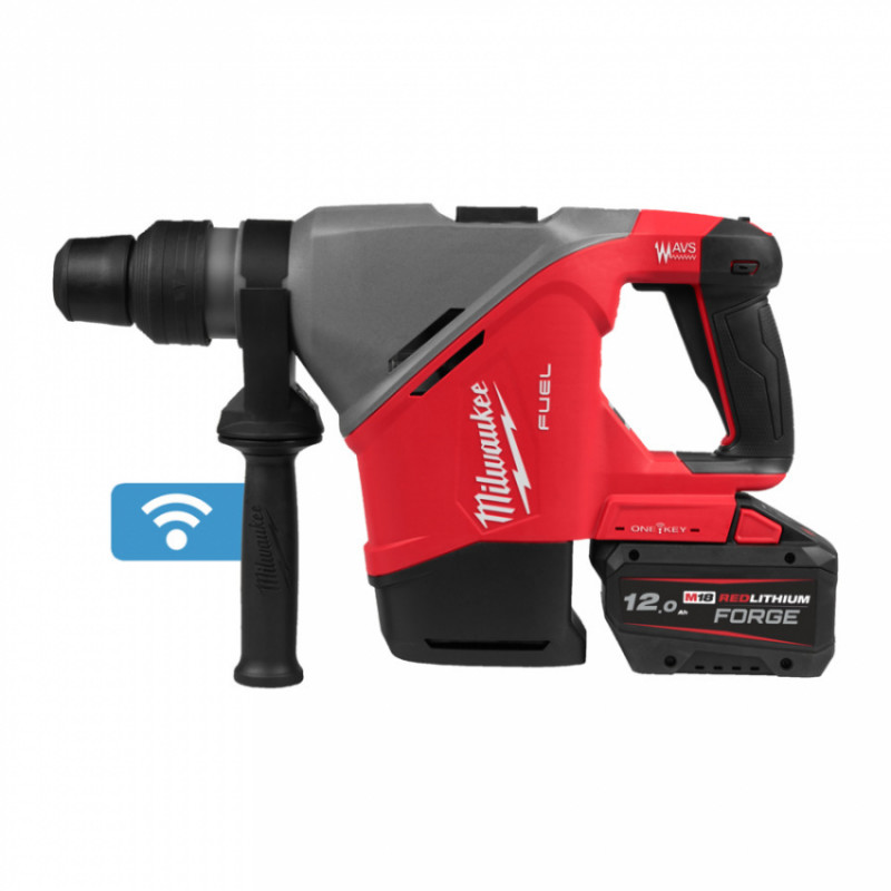 Перфоратор акумуляторний SDS-MAX MILWAUKEE, M18 FHACO540-122C (зарядний пристрій M12-18 FC, 2 акумулятори FB12 12Аг, кейс)-4933493138