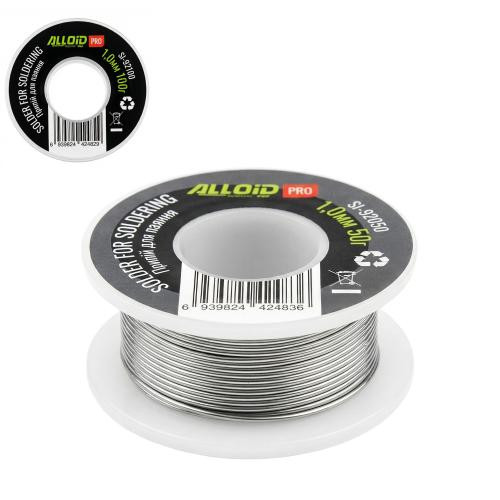 Alloid Pro. Припій для паяння 1,0мм, 50г-SI-92050