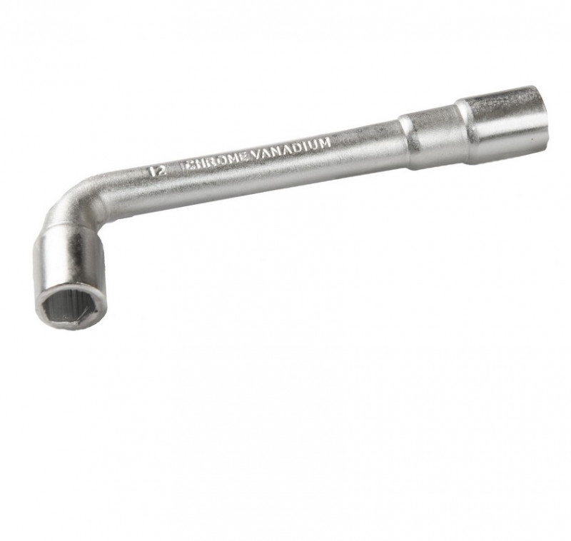 Ключ торцевий з отвором L-подібний MASTERTOOL 12 мм CRV 73-4012-73-4012