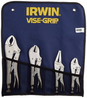 Плоскогубці Vise-Grip з фіксатором Original - набір 4 шт. (10CR, 7R, 6LN, 5WR) в сумке IRWIN T71-[articul]