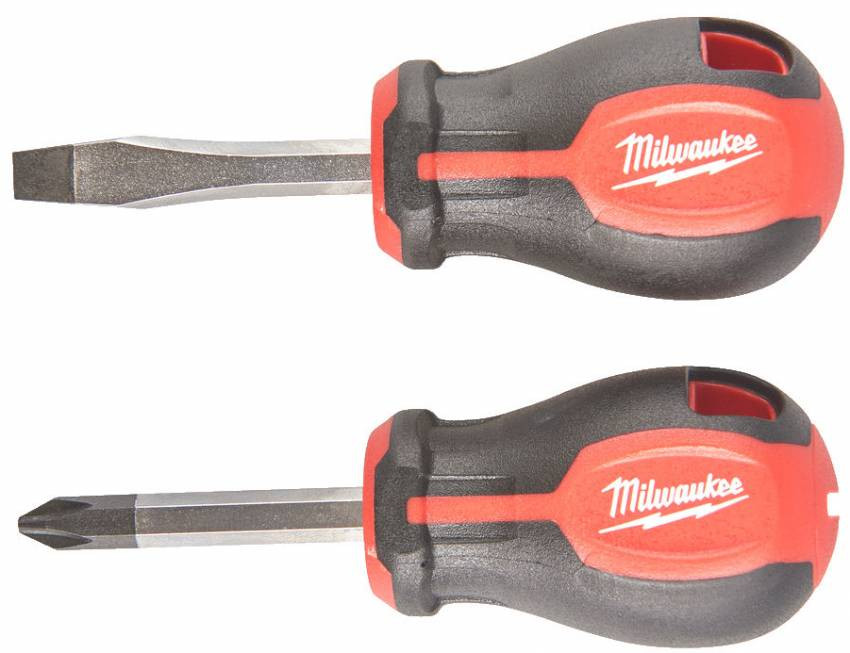 Набір коротких магнітних викруток MILWAUKEE з тригранною рукояткою (2шт.)-4932471810