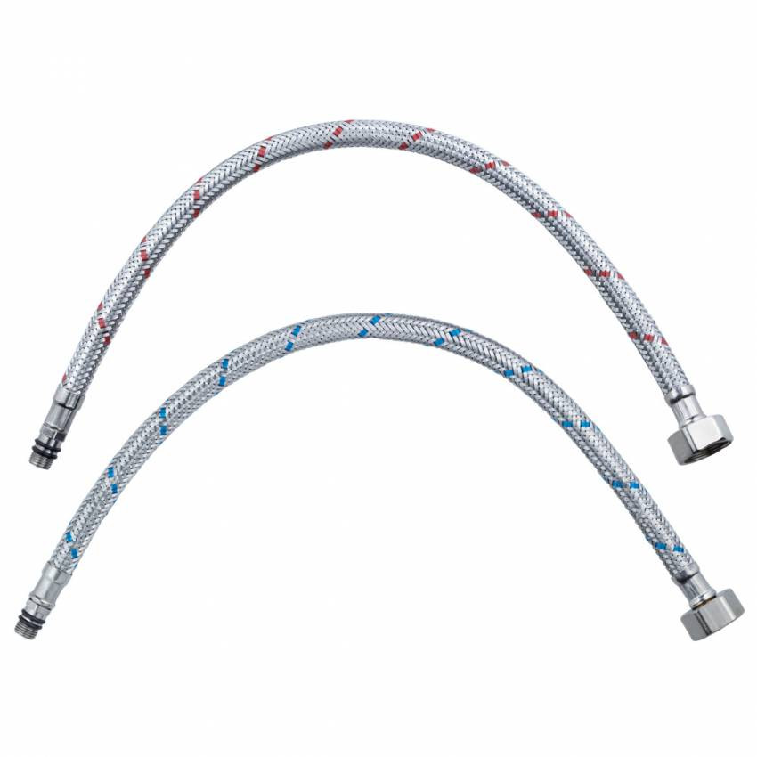 Змішувач PL 1/2" для кухні гуска вухо на гайці AQUATICA (PL-4B155C)-PL-4B155C