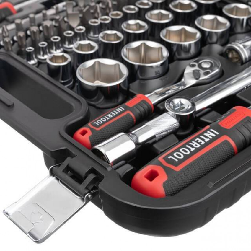 Набір інструментів 1/2 "& 1/4", 82ед., Cr-V STORM INTERTOOL ET-8082-ET-8082