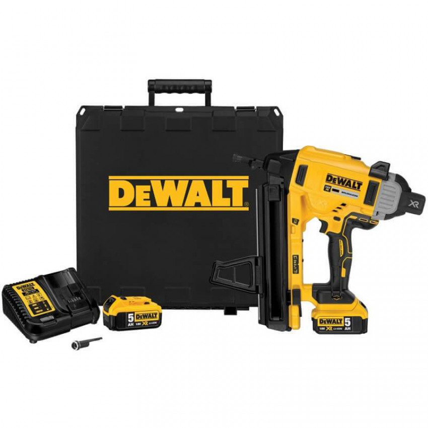 Пістолет гвоздезабивний акумуляторний безщітковий DeWALT DCN890P2-DCN890P2