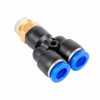 Штуцер цанговий (Y-подібний) Ø6*6*6мм МТ 1/4" Sigma (7027771)-[articul]