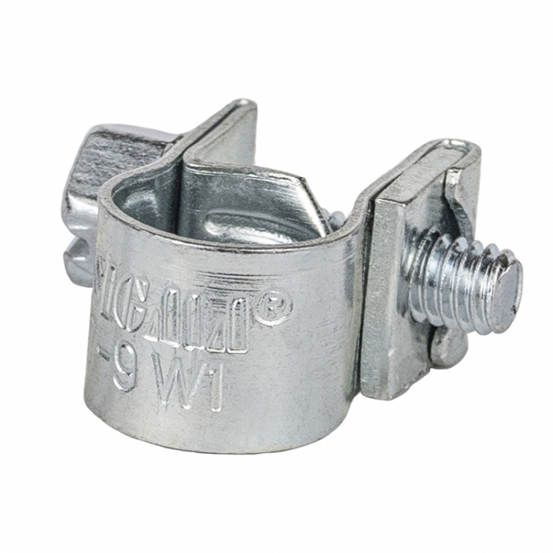 Хомут силовий оцинкований Mini 9мм Ø7-9мм 50шт SIGMA (2507531)-2507531