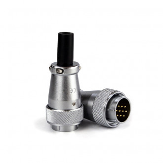 Кабельний роз'єм десятиполюсний WS24J10TQ (штекер) Welding Dragon / Роз'ємне з'єднання для подаючого механізму-[articul]