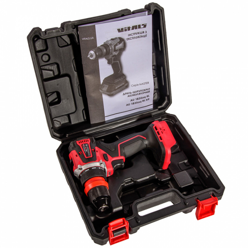 Дриль-шурупокрут акумуляторний Vitals Master AU 1835aq BL-235976