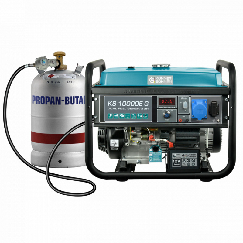 Генератор газобензиновий «Könner & Söhnen» KS 10000E G-KS 10000E G