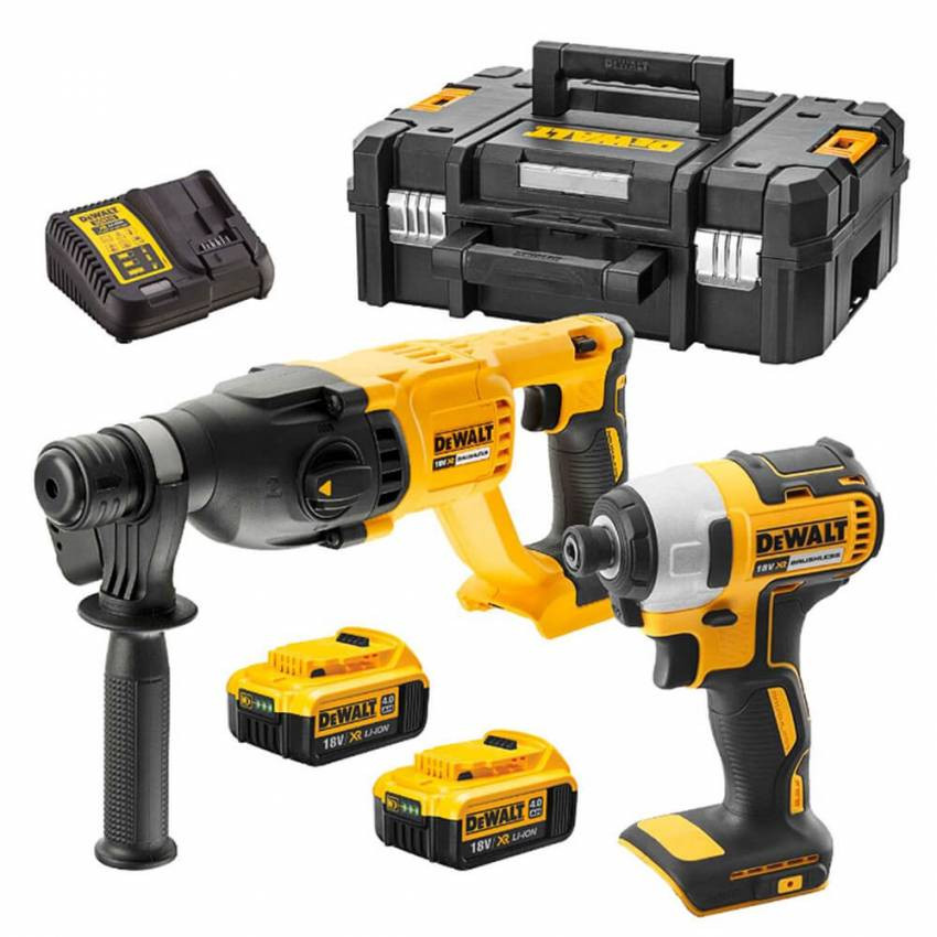 Набір з двох безщіткових інструментів DeWALT DCK2023M2T-DCK2023M2T